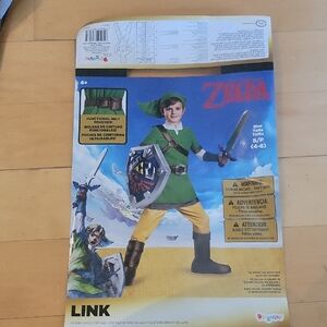 Link The Legend Of Zelda Disguise Costume Size 4-6 Small